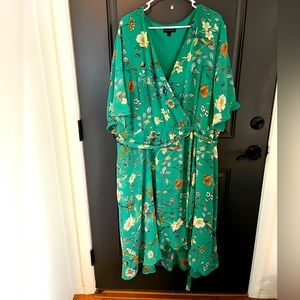 Lane Bryant Faux Wrap Summer Dress 28